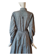 70s Origin Liberty Vintage Grey Cotton Dress Multicoloured  Excellent condition - Image 4