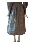 70s Origin Liberty Vintage Grey Cotton Dress Multicoloured  Excellent condition - Image 8