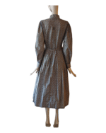 70s Origin Liberty Vintage Grey Cotton Dress Multicoloured  Excellent condition - Image 7