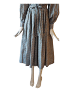 70s Origin Liberty Vintage Grey Cotton Dress Multicoloured  Excellent condition - Image 6