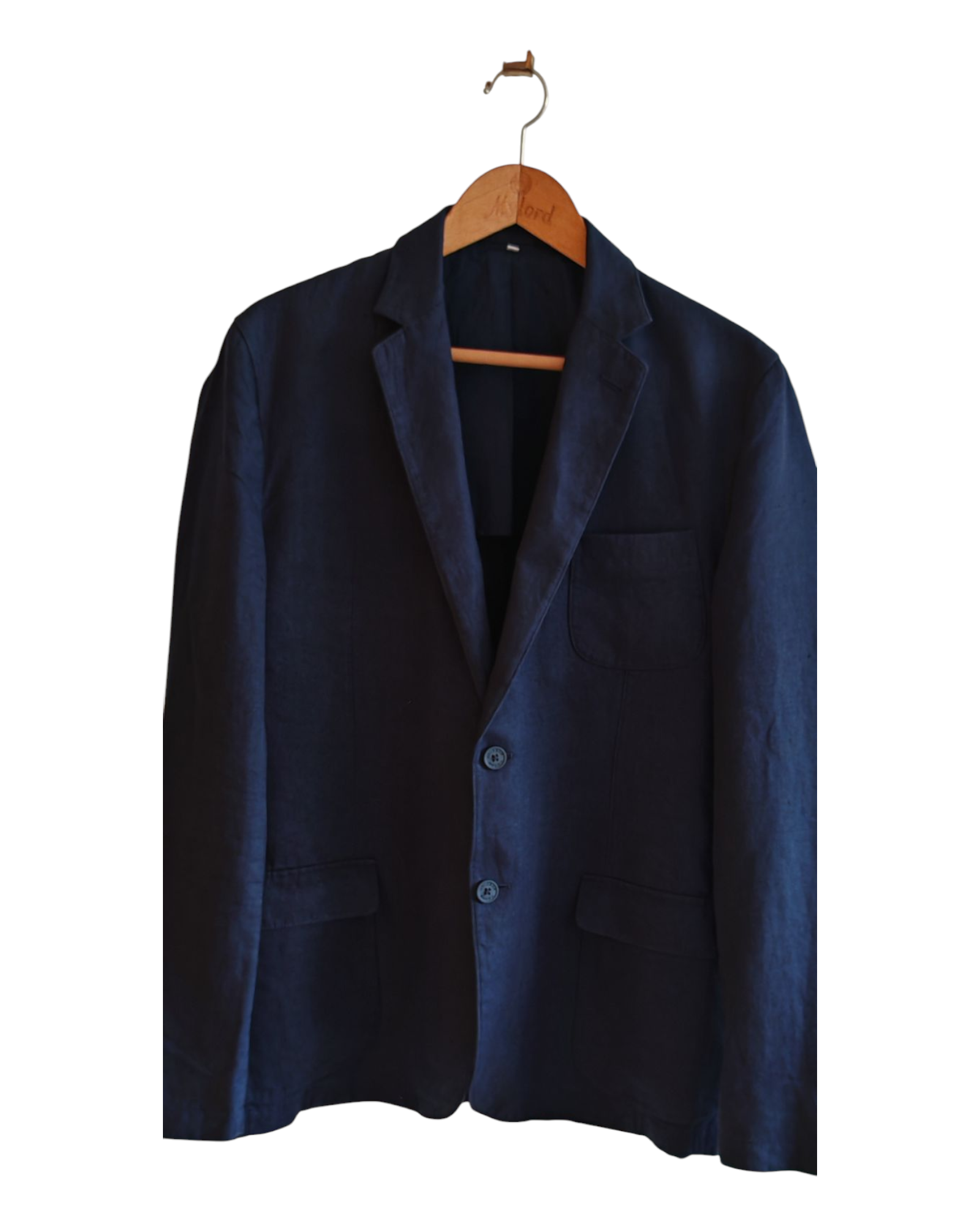IMG_20250521_135917 ORLEBAR BROWN Men's Single Breasted Regular - Fit Linen Blaser Navy Blue - Image 1