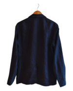 ORLEBAR BROWN Men's Single Breasted Regular - Fit Linen Blaser Navy Blue - Image 3