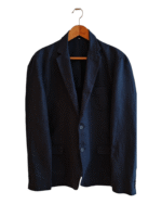ORLEBAR BROWN Men's Single Breasted Regular - Fit Linen Blaser Navy Blue - Image 4