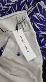 Prabal Gurung Purple and White Tiered Maxi dress 2017 Collection - Image 3