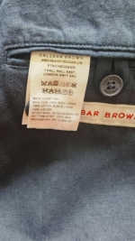 ORLEBAR BROWN Men's Single Breasted Regular - Fit Linen Blaser Navy Blue - Image 9