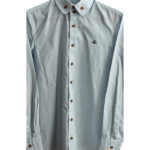Vivienne Westwood Man Two Button Krall shirt Sky Blue Size Italy 48