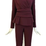The Fold London Belleville Top And Trouser Suit Size US10 UK 14