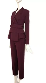 The Fold London Belleville Top And Trouser Suit Size US10 UK 14 - Image 3