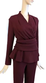The Fold London Belleville Top And Trouser Suit Size US10 UK 14 - Image 4