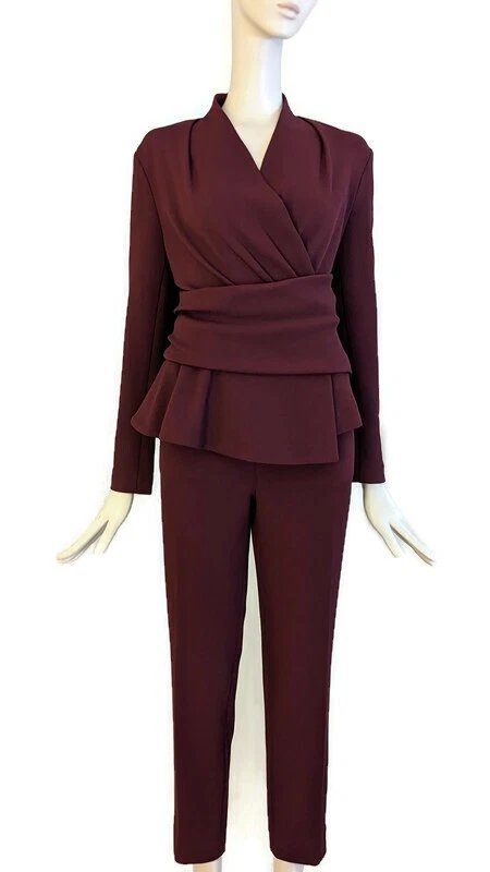 Fold The Fold London Belleville Top And Trouser Suit Size US10 UK 14 - Image 1