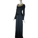 Temperley London Open Back Long Embroidered Dress