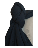 BITE Studio One-Shoulder Knotted Black Jersey Maxi Dress - Image 6