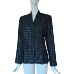 The Fold London Black And Gold Jacket Blaser