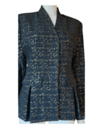 The Fold London Black And Gold Jacket Blaser - Image 3